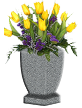 Standard-Vases-Blue-Ridge-with flowers