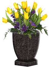 Standard-Vases-Dakota-Mahogany-with flowers