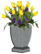 Standard-Vases-Blue-Ridge-with flowers