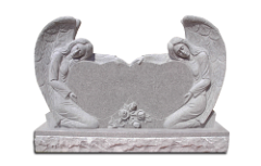 Double Angel Heart-Gray