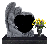 Single Angel Heart Black