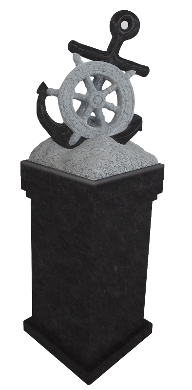 Anchor Pedestal Black