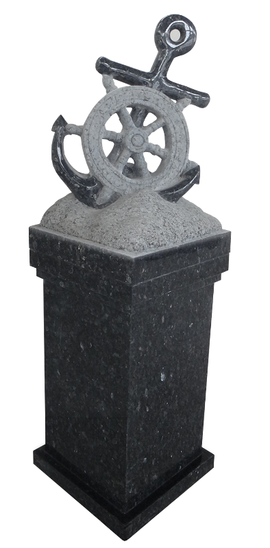 Anchor Pedestal Blue Pearl