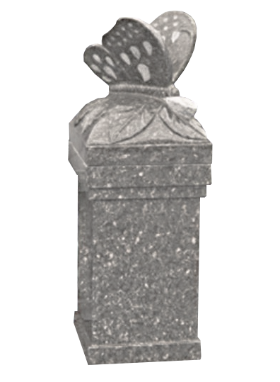 Butterfly Pedestal Gray