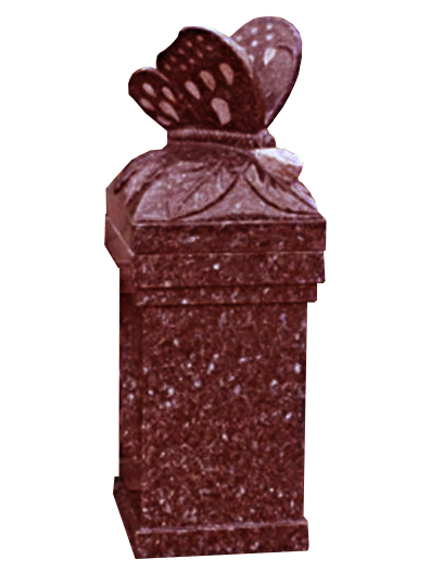 Butterfly Pedestal Red