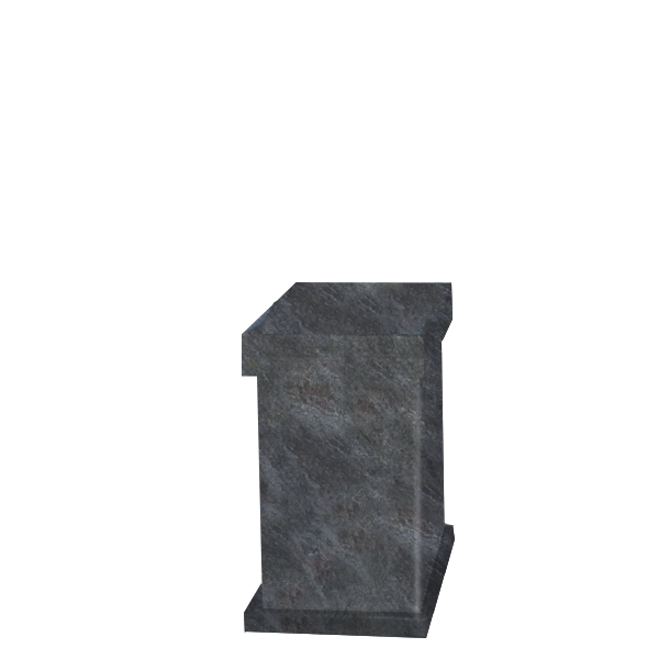 Cremation Pedestal Blue