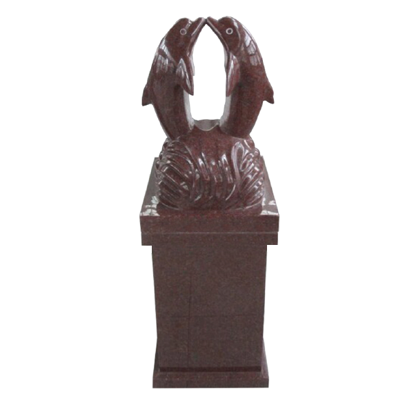 Dolphin Pedestal Red