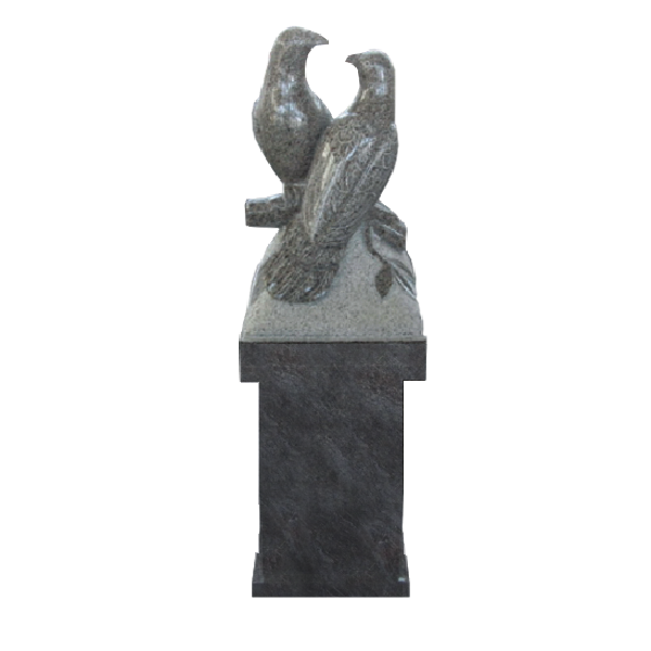 Love Birds Pedestal Blue