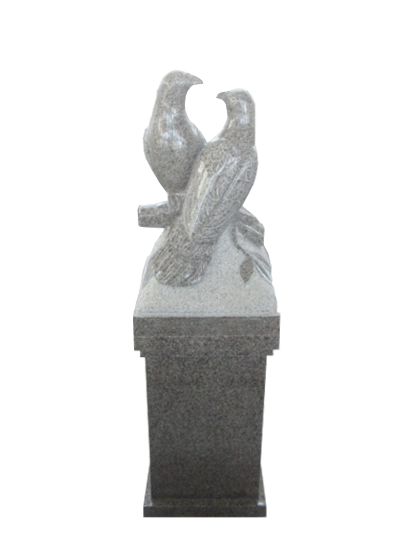 Love Birds Pedestal Gray