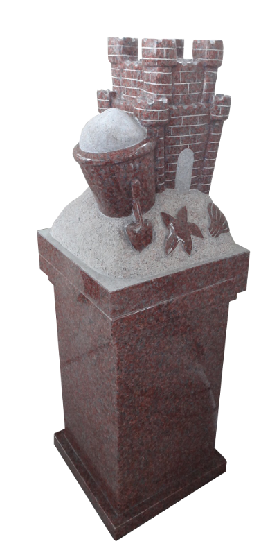 Sand Castle Pedestal Red