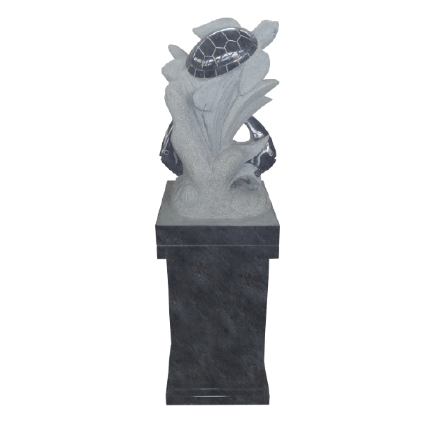 Sea Turtle Pedestal Blue