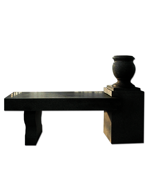 Vase Pedestal Black