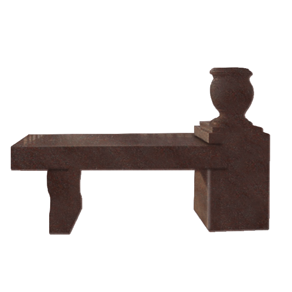 Vase Pedestal Red