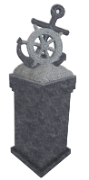Anchor Pedestal Blue