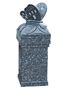 Butterfly Pedestal Blue