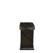 Cremation Pedestal Black