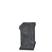Cremation Pedestal Blue