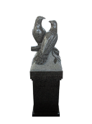 Love Birds Pedestal Black