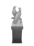 Love Birds Pedestal Gray