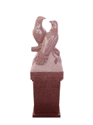 Love Birds Pedestal Red