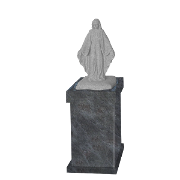 Mary Pedestal Blue