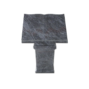 Open Bible Book Pedestal Blue