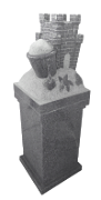 Sand Castle Pedestal Gray