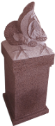 Shell Pedestal Red