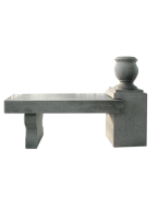 Vase Pedestal Gray