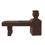 Vase Pedestal Red