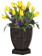 Standard-Vases-Dakota-Mahogany-with flowers