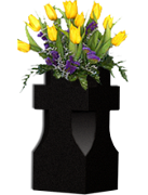 Vases-Crosses-Jet-Black